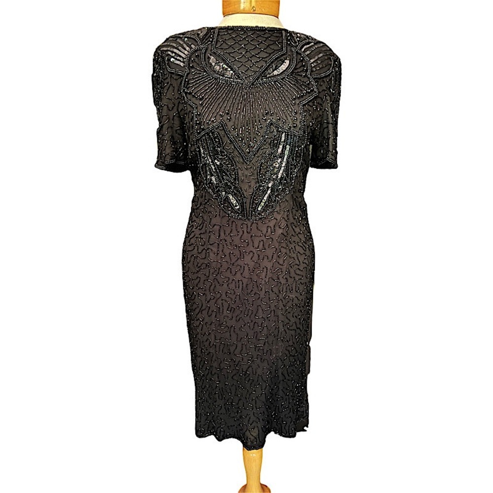 V I N T A G E   Black Sequin LBD
